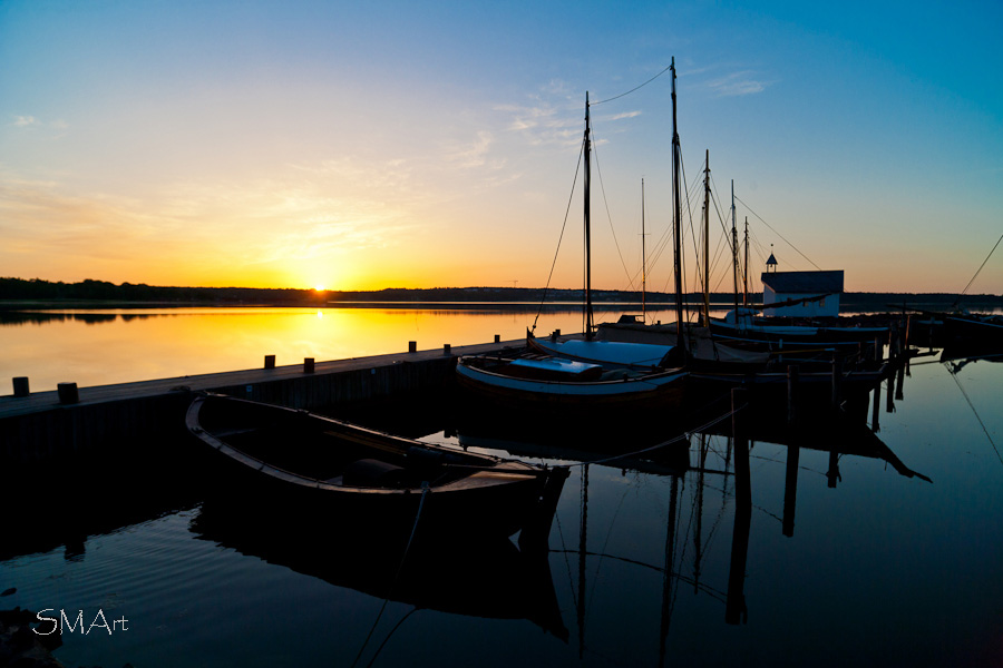Solnedgång över Slemmern, Mariehamn